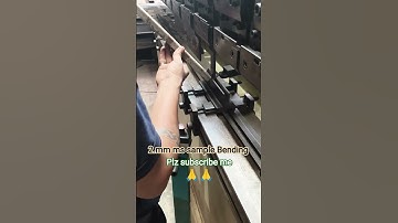 2.mm ms sample Bending #cnc #machine #viralvideo #dalypost #trandingshorts #subscribe #ms #2mm#india