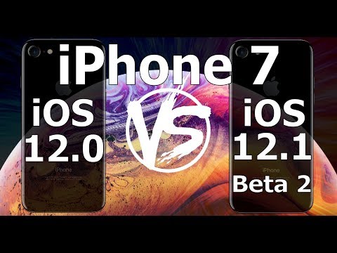 Speed Test : iPhone 7 - iOS 12.1 Beta 2 vs iOS 12.0 (Build 16B5068i) iOS 12.1 Public Beta 2