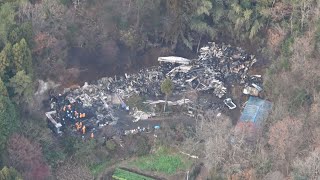 福島で住宅火災、3人死亡 高齢夫婦と息子連絡取れず