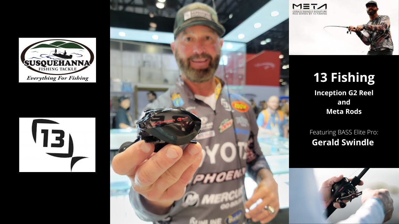 Icast 2022 Meta Rods and Inception G2 Reels / Gerald Swindle - 13 Fishing  New Product- SFTTACKLE.COM 