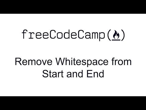 Remove Whitespace from