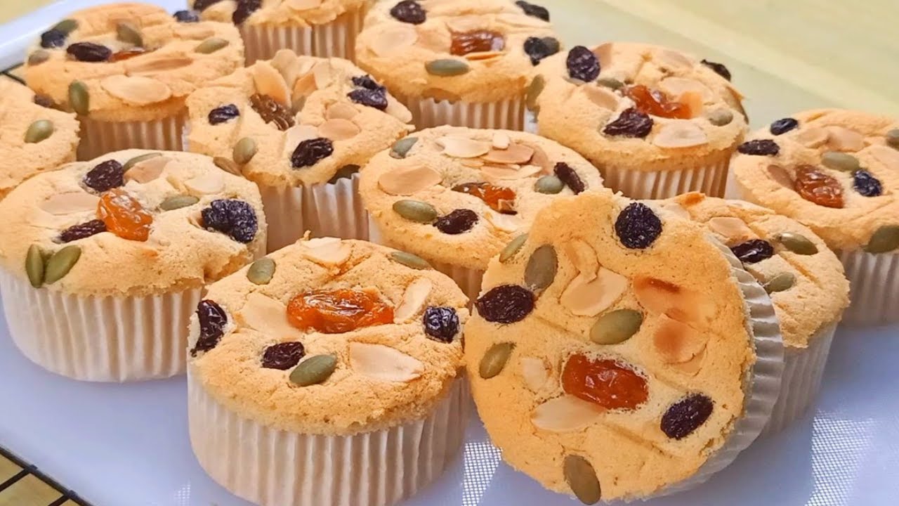 คัพเค้กชิฟฟ่อนกาแฟ | เค้กชิฟฟ่อนธัญพืช