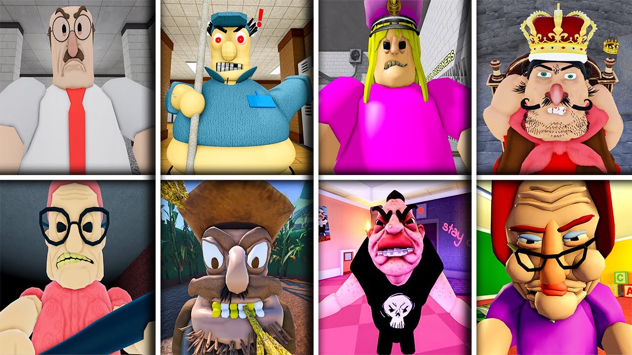 MR PICKLE, EVIL JANITOR, POLICE GIRL BARRY, UNCLE BILLY'S FARM, BABY BULLY, ROBLOX JUMPSCARES