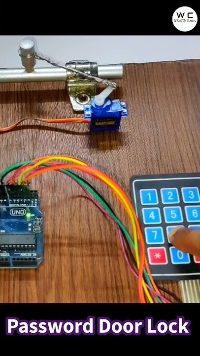 Password Based Door Lock System | Arduino UNO | #arduino #diy #arduino ...