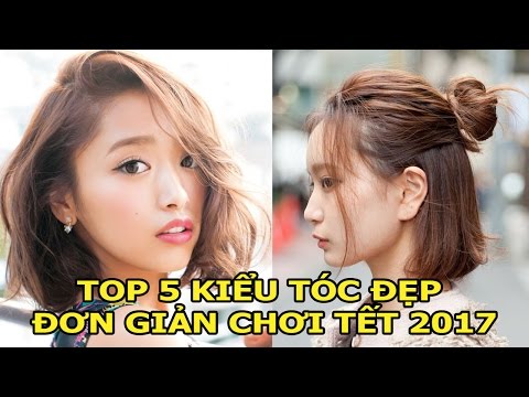 5 Kiểu tóc đẹp đơn giản đi chơi Tết 2017 - Kiểu tóc đẹp cho người tóc ngắn