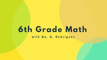 Glencoe 6th Grade Chapter 9 Lesson 1