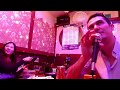 Guy singing right version of Chandelier at a Karaoke bar