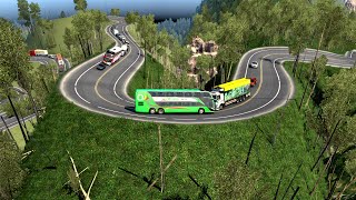 Deadly Roads | World’s Most Dangerous Roads | Bus on Dangerous Mountain Road | Extreme Road