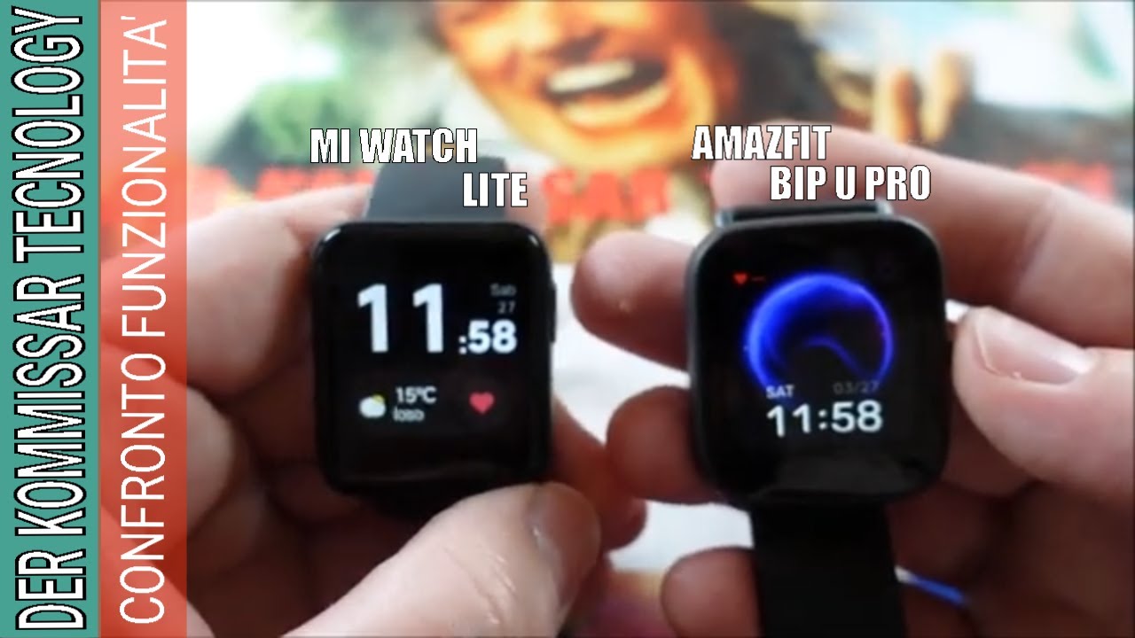 amazfit bip u pro x mi watch lite