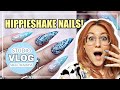 NAIL STUDIO VLOG #13 | Watch me do my own nails - Hippieshake style! | Gel nails | Watch me work