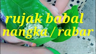 rujak Babal nangka || rabar || ala Dapur mini Susan