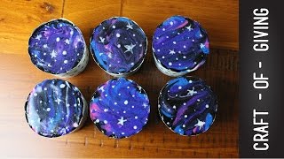 QUICK and EASY Galaxy Cupcake Decorating METHOD | Craft of Giving