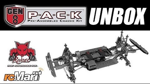 Redcat Racing Gen8 PACK 1/10 4WD Pre-Assembled Scale Rock Crawler Chassis Kit Unbox! #RERGEN8-PACK