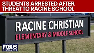 Students arrested after threat to "shoot up" Racine school | FOX6 News Milwaukee