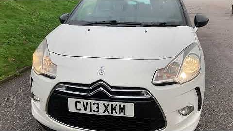 Lot 1 DS3 CV13 XKM
