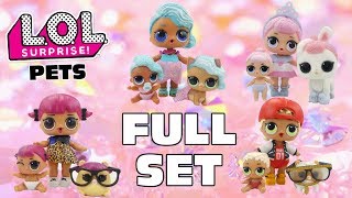 Stop Motion LOL Surprise Pets FULL SET | Complete Family Big Sisters Lil Sisters | #CollectLOL