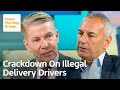 Police Crackdown on Illegal Delivery Drivers