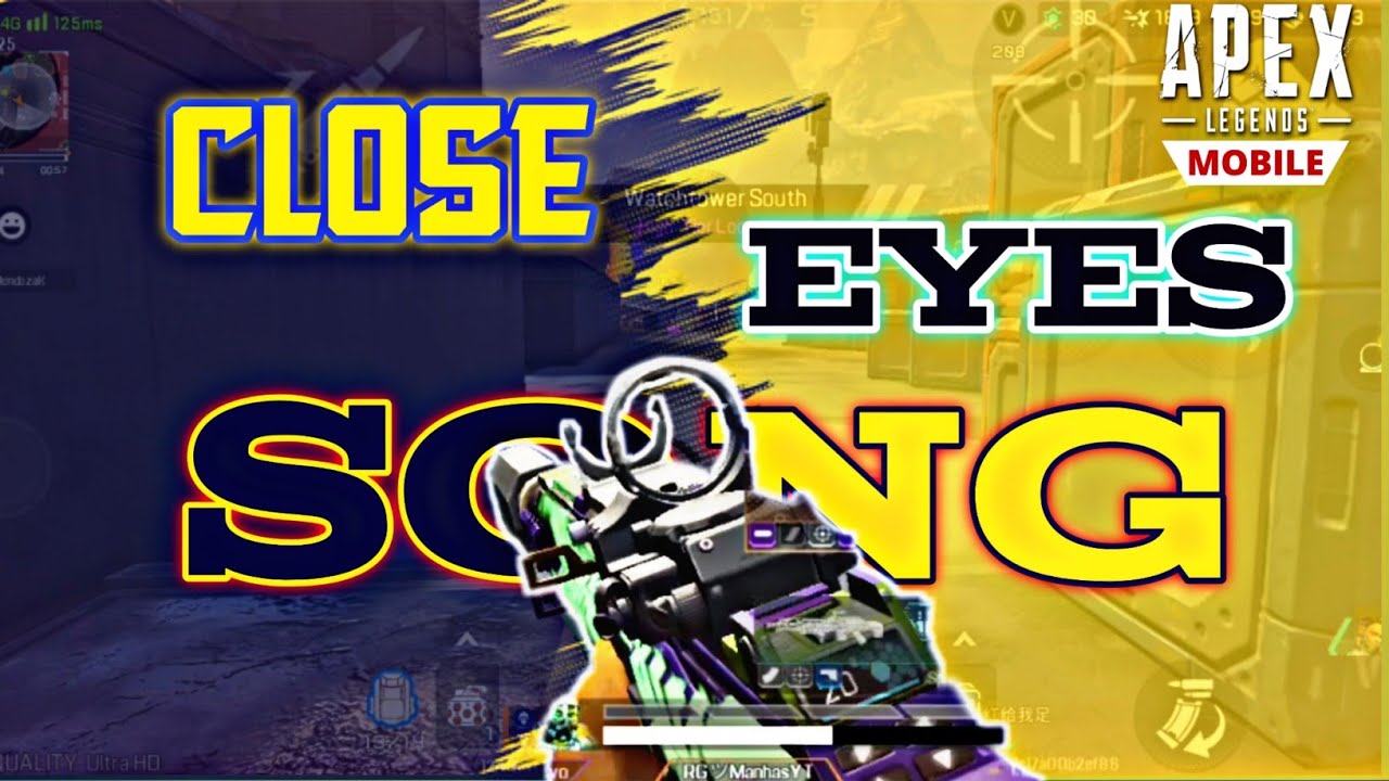 Close Eyes Song🎵 | Apex Legends Mobile | Montage