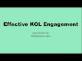 Effective KOL Management | MSL | Medical Science Liaison in India | Medical Affairs | ISM