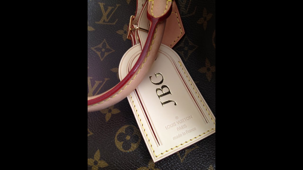 Louis Vuitton unboxing & review! (luggage tag) - YouTube