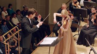 Elgar Violin Concerto Excerpt, Conductor Mihhail Gerts, Soloist Triin Ruubel