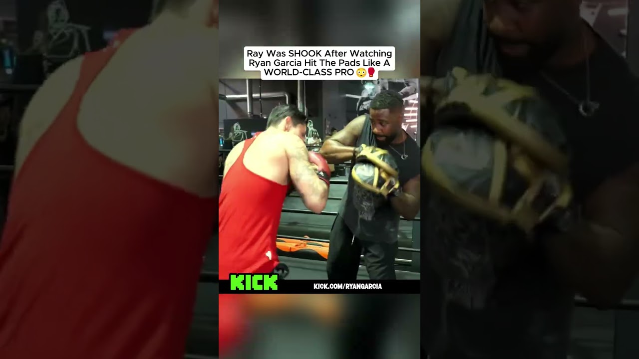 Ray Was SHOOK After Watching Ryan Garcia Hit The Pads Like A WORLD-CLASS PRO🙂#boxing #trendingshorts