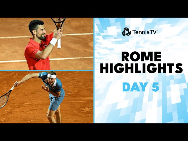 Tabilo Stuns Djokovic, Zverev, Fritz, Shelton u0026 More! | Rome 2024 Highlights Day 5 class=