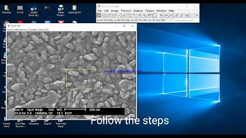 How to find Area of nano particles using Image J  and fiji analysis software