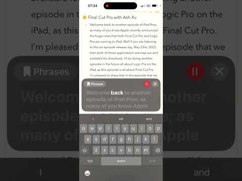 Demo of Personal Voice in iOS 17 with Live Speech