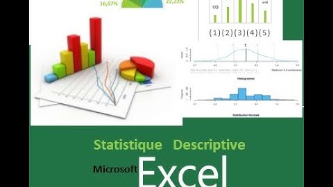 Statistique descriptive théorique et application sous Excel