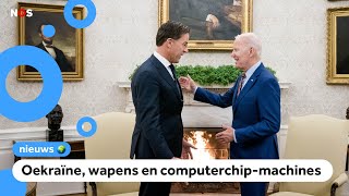 Mark Rutte bezoekt president Biden: Waar praten ze over?