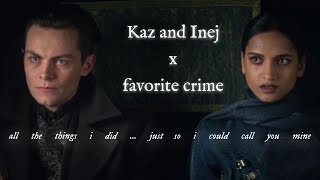 kanej (Kaz + Inej) || favorite crime