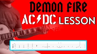 AC/DC - DEMON FIRE Guitar Lesson
