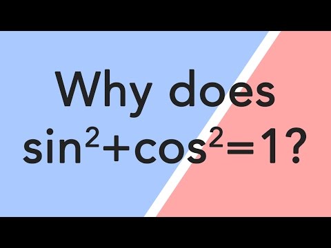 Why does sine squared plus cosine squared equal 1?