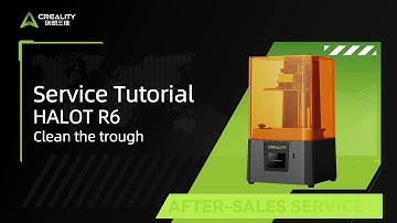 Service Tutorial HALOT R6 Clean the trough