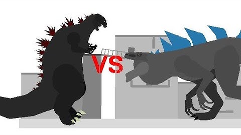 Zilla JR Vs Shin Godzilla (Stick Nodes)