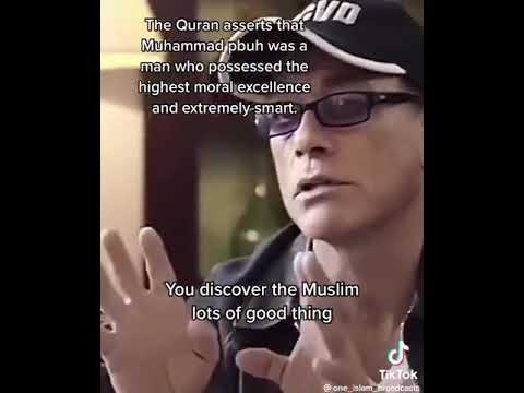 Jean Claude Van Damme SMART Prophet Muhammed Islam 