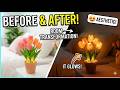 Transform Your Room: Aesthetic Luminous Tulip Night Light Set 🌷✨ #shorts #shortsvideo #shortsviral