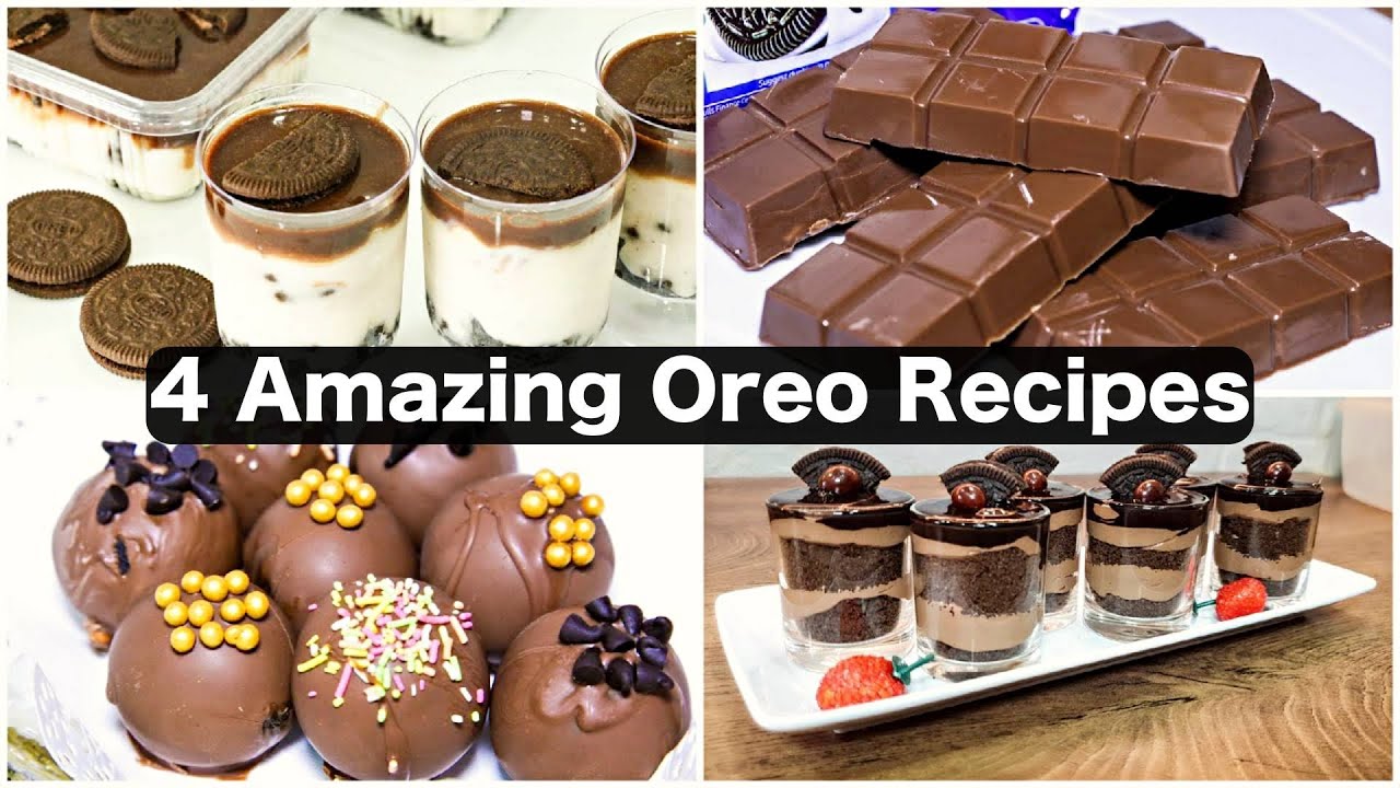 4 Easy Oreo Recipes | No Bake Oreo Recipes | Quick & Easy Oreo Desserts | Kanak