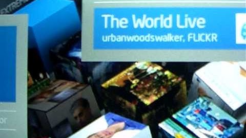 Huge Touch-screen Display Intel Booth CES 2010 -22