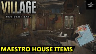 Resident Evil Village Maestro House Items - All Locations - Where To Find Last Missing Item screenshot 2