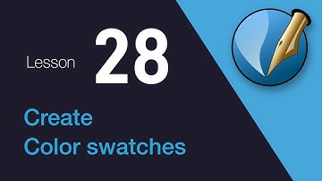 28) Create Color swatches in Scribus
