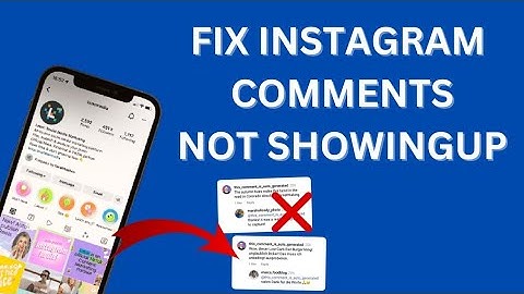 How To Fix Instagram Comments Not Showing Problem (2023) | Quick and Easy