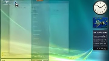 Windows Vista Demo - Desktop basics