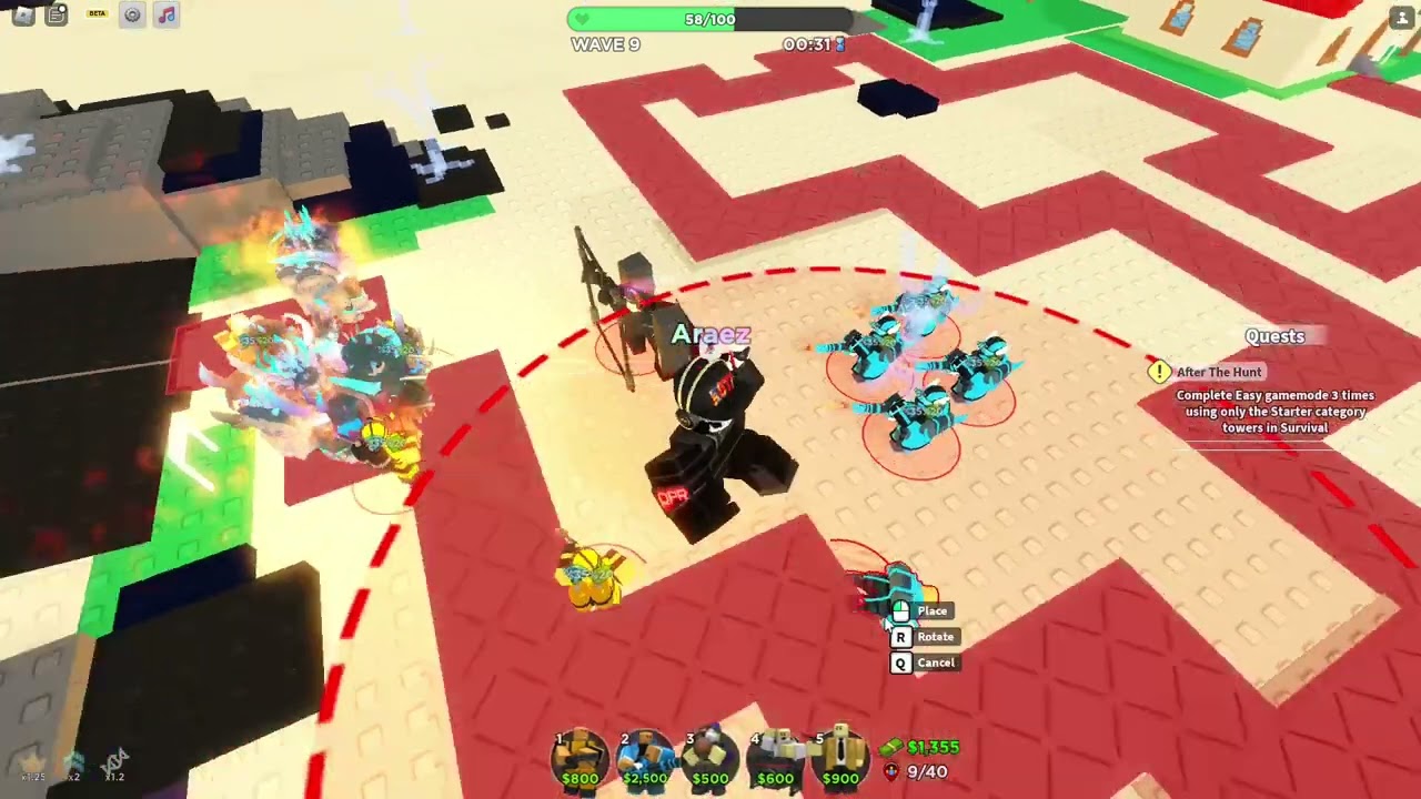 TDS HUNT EVENT HARD MOD FULL GAMEPLAY