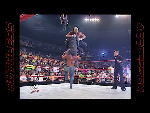 Stephanie McMahon and Billy & Chuck attack Eric Bischoff | WWE RAW (2002)