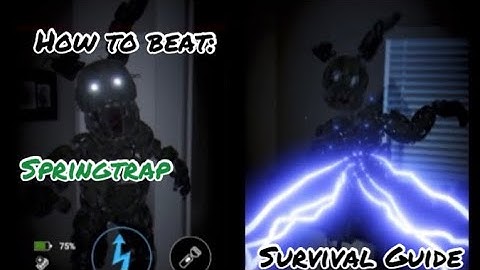 FNAF AR Guides | How To Beat Springtrap | (Remastered)