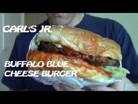 Carl's Jr. Buffalo Blue Cheese Burger + Bottle of Frank's RedHot Sauce