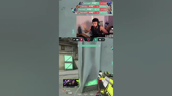 Tarik reacting to ANGE1's crazy clutch in VCT