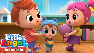Ayo Kita Bereskan Mainan! | Little Angel Bahasa Indonesia | Kartun dan Lagu Anak